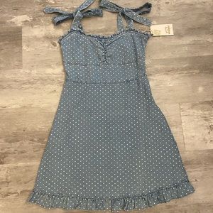 Lovely Day Billabong denim dress, size S, never worn, tags on